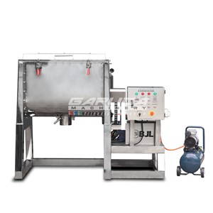 Mesin Ribbon Mixer 100Kg with Inverter & Nozzle Spray
